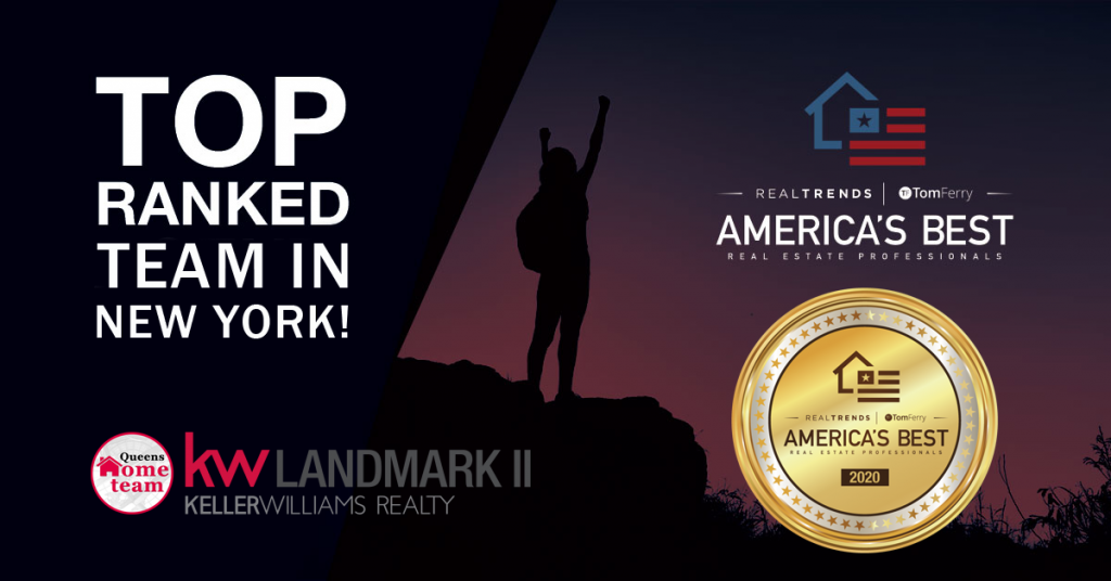 Queens Home Team_Top Ranked Real Estate Agent Teams_Real Trends_2020-Press Release Pic